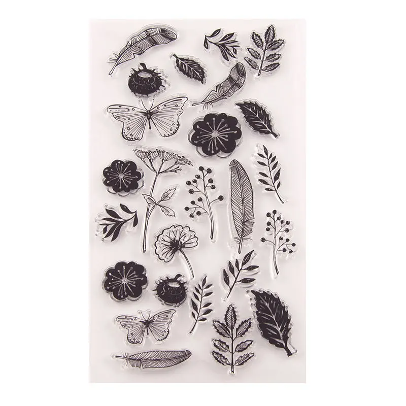 Butterfly Leaves CLEAR STAMPS DIY Scrapbooking Card Album Paper Craft Rubber Transparent Silicon Clear Stamp
Butterfly Leaves CLEAR STAMPS DIY Scrapbooking Card Album Paper Craft Rubber Transparent Silicon Clear Stamp