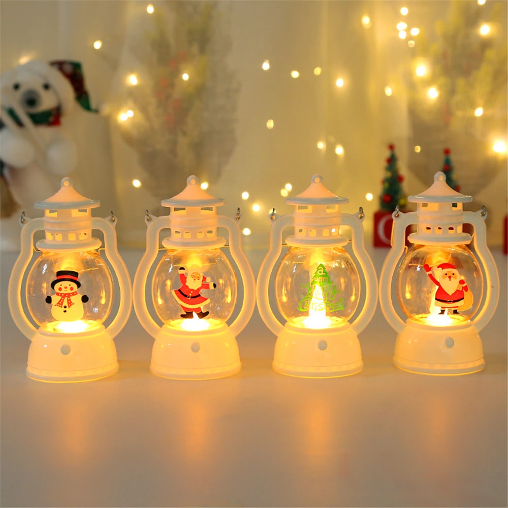 Christmas Hurricane Lamp Portable Small Led Light with Battery Luminous Lantern Dress Up Gift Scene Home Decoration New Year
Christmas Hurricane Lamp Portable Small Led Light with Battery Luminous Lantern Dress Up Gift Scene Home Decoration New Year