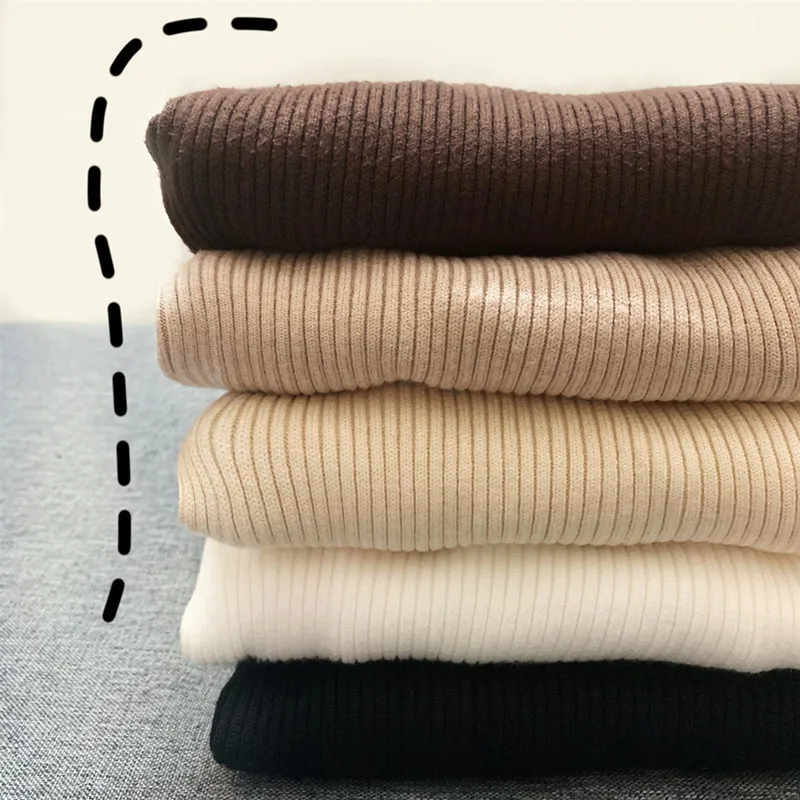 2020 Autumn Winter New Long-Sleeved High-Neck Slim Tight-Fitting Thick Solid Color Knit Sweater Pullover Base Sweaters Women
2020 Autumn Winter New Long-Sleeved High-Neck Slim Tight-Fitting Thick Solid Color Knit Sweater Pullover Base Sweaters Women