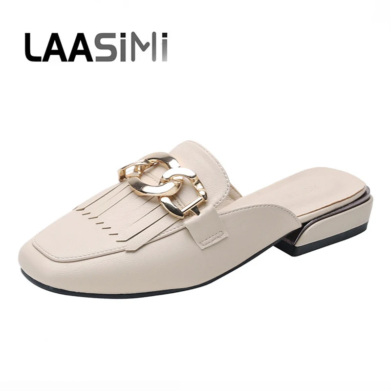 LAASIMI Summer Women Mules For Ladies Square Toe Slippers Shoes Women Fringe Slides Outside Slipper Concise Fashion Footwear
LAASIMI Summer Women Mules For Ladies Square Toe Slippers Shoes Women Fringe Slides Outside Slipper Concise Fashion Footwear