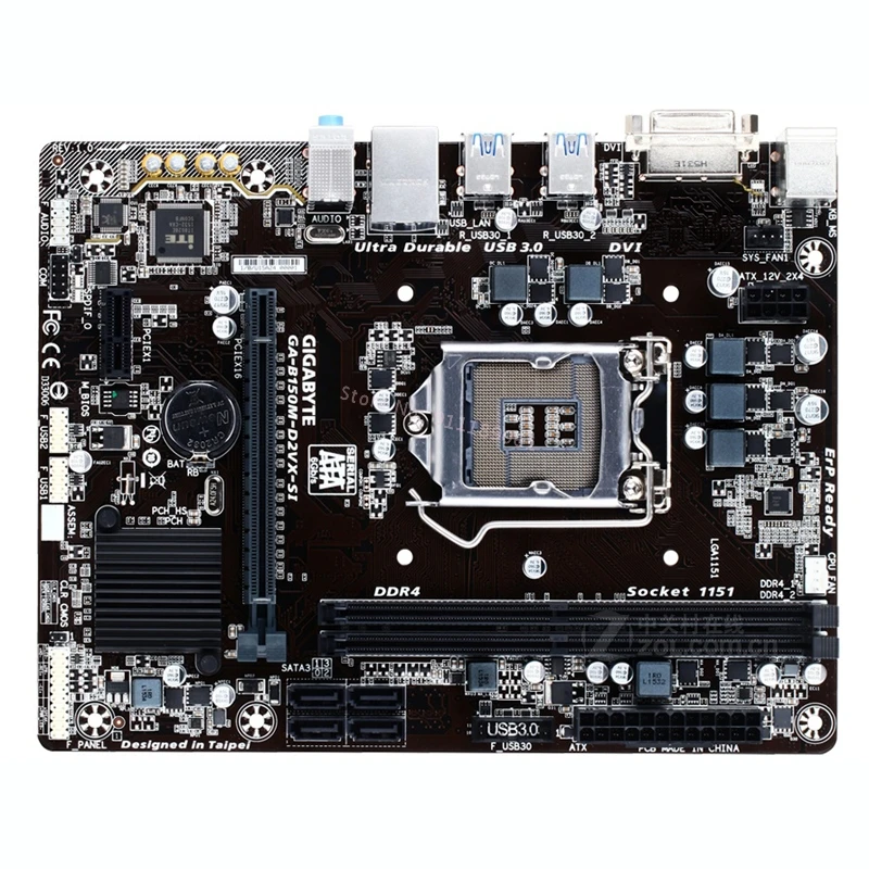 Оригинальная десктопная Материнская плата Gigabyte b150m d3vx si DDR4 LGA 1151 B150 se 32 ГБ USB2.0 USB3.0