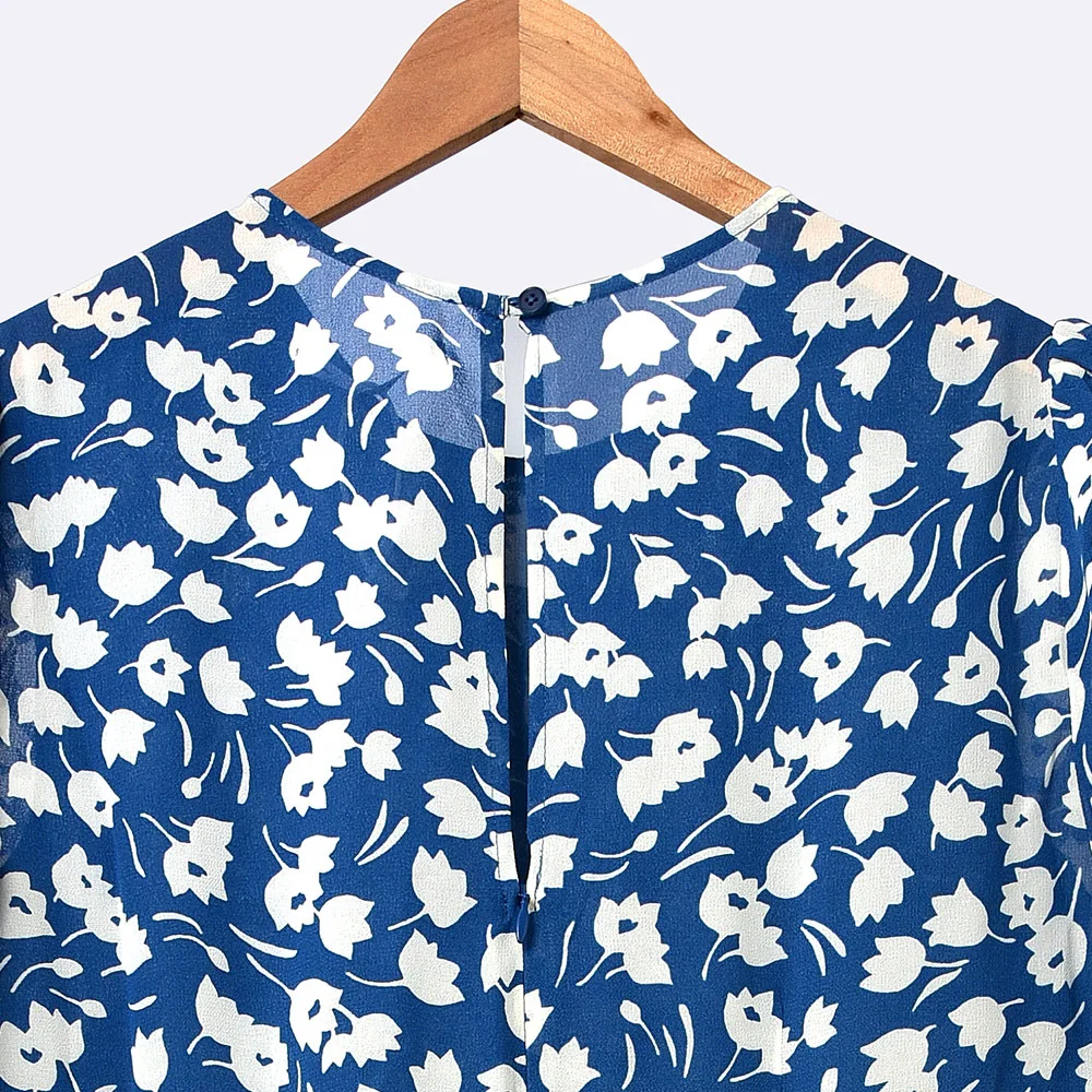 Women Short-Sleeved Dress Flower Printing O-neck Ladies Prairie Chic Casual Mid-Calf Dress Female Clothes
Women Short-Sleeved Dress Flower Printing O-neck Ladies Prairie Chic Casual Mid-Calf Dress Female Clothes