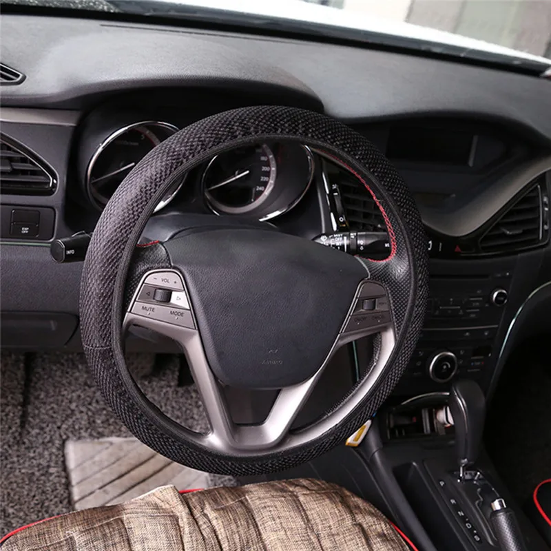 Braid On Steering Wheel Car Steering Wheel Cover With Needles and Thread Artificial leather Diameter 38cm Steering cover couvre
Braid On Steering Wheel Car Steering Wheel Cover With Needles and Thread Artificial leather Diameter 38cm Steering cover couvre