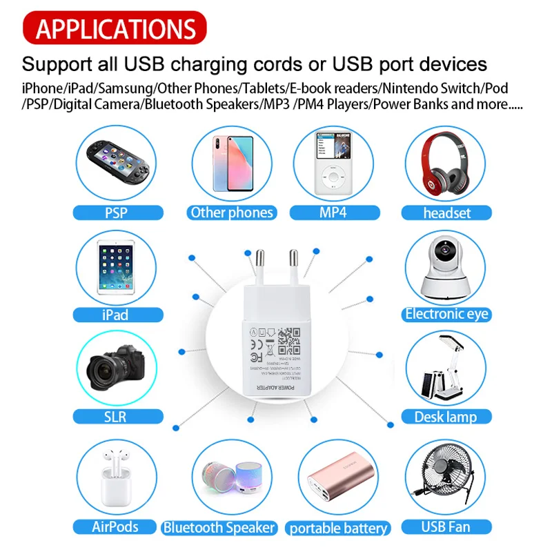 10PCS/lot For Xiaomi Fast Charger Adapter For Xiaomi 11 10 9 8 Pro 10S 10T lite Redmi Note 10 9 8 Pro 9T 8T 9S 8A Phone Charger
10PCS/lot For Xiaomi Fast Charger Adapter For Xiaomi 11 10 9 8 Pro 10S 10T lite Redmi Note 10 9 8 Pro 9T 8T 9S 8A Phone Charger