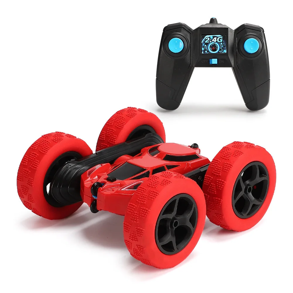 2.4G RC Stunt Drift Deformation Buggy Car Rock Crawler Roll Car 360 Degree Flip Kids Robot Remote Control Car Toys for Gifts 
2.4G RC Stunt Drift Deformation Buggy Car Rock Crawler Roll Car 360 Degree Flip Kids Robot Remote Control Car Toys for Gifts