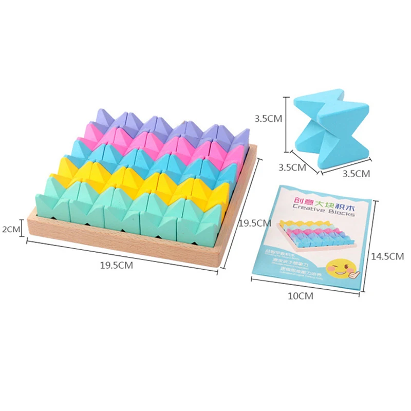 25Pcs Wood Creative Blocks Macaron Variety Stacking Building Blocks with Wooden Tray Toys for Toddler 2-4 Years Non Toxic Paint
25Pcs Wood Creative Blocks Macaron Variety Stacking Building Blocks with Wooden Tray Toys for Toddler 2-4 Years Non Toxic Paint