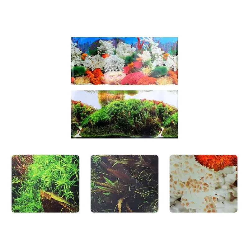 2 Sheets of Double-side Posters Aquarium Wallpaper Decorative Stickers for Decor Underwater
2 Sheets of Double-side Posters Aquarium Wallpaper Decorative Stickers for Decor Underwater