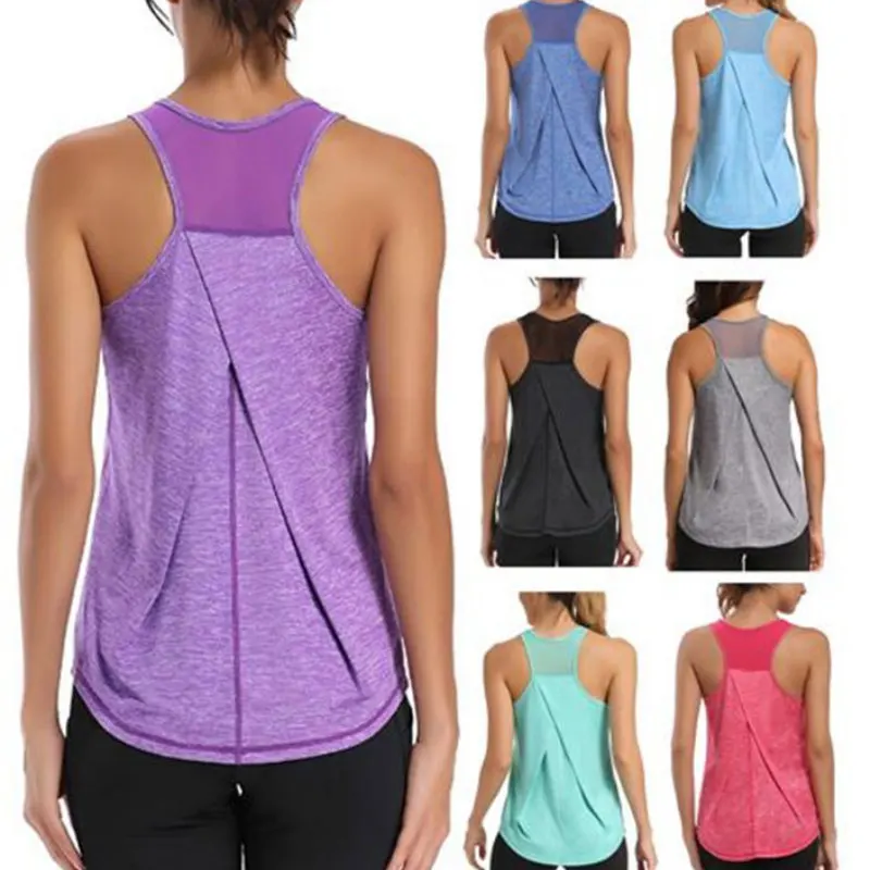 New Women Fitness Sports Shirt Sleeveless Yoga Top Running GymShirt Vest Athletic Undershirt Yoga Gym Wear Tank Top Quick Dry
New Women Fitness Sports Shirt Sleeveless Yoga Top Running GymShirt Vest Athletic Undershirt Yoga Gym Wear Tank Top Quick Dry