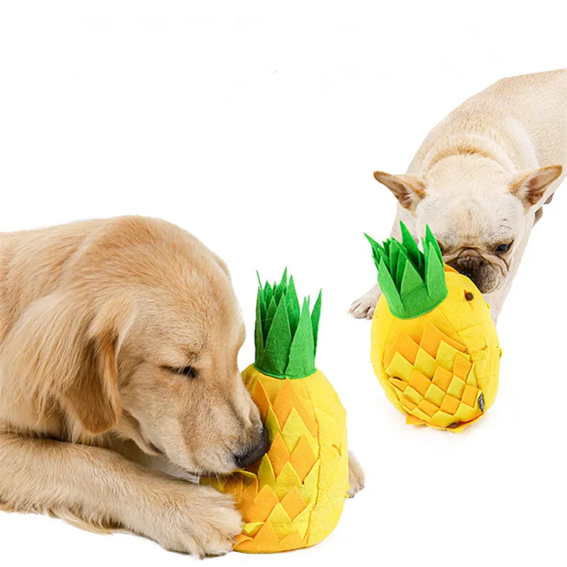 Dog Toys Sniffing Toy for Dogs Training Pineapple Plush Dogs Toys Sniff Puppy Accessories Hiding Food Chew Dog Toys Interactive
Dog Toys Sniffing Toy for Dogs Training Pineapple Plush Dogs Toys Sniff Puppy Accessories Hiding Food Chew Dog Toys Interactive