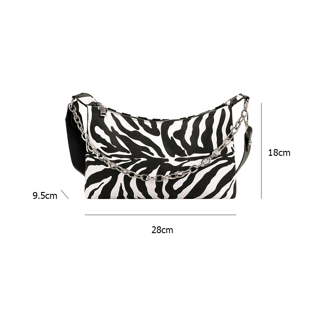 Vintage Animal Pattern Thick Chain Crossbody Bag Casual Women PU Leather Shoulder Handbags Portable Street Messenger Tote
Vintage Animal Pattern Thick Chain Crossbody Bag Casual Women PU Leather Shoulder Handbags Portable Street Messenger Tote