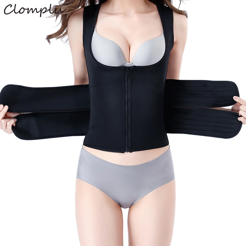 Clomplu Body Shaperwear Slimming Belt Belly Slimming Underwear Waist Trainer Belt for Man Black Control Tops Sport 2020 New
Clomplu Body Shaperwear Slimming Belt Belly Slimming Underwear Waist Trainer Belt for Man Black Control Tops Sport 2020 New