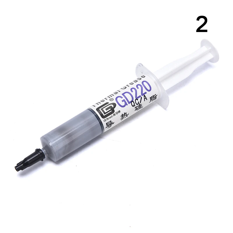 15g Silicone Thermal Paste Heat Transfer Grease Heat Sink Computer Cooling Syringe
15g Silicone Thermal Paste Heat Transfer Grease Heat Sink Computer Cooling Syringe