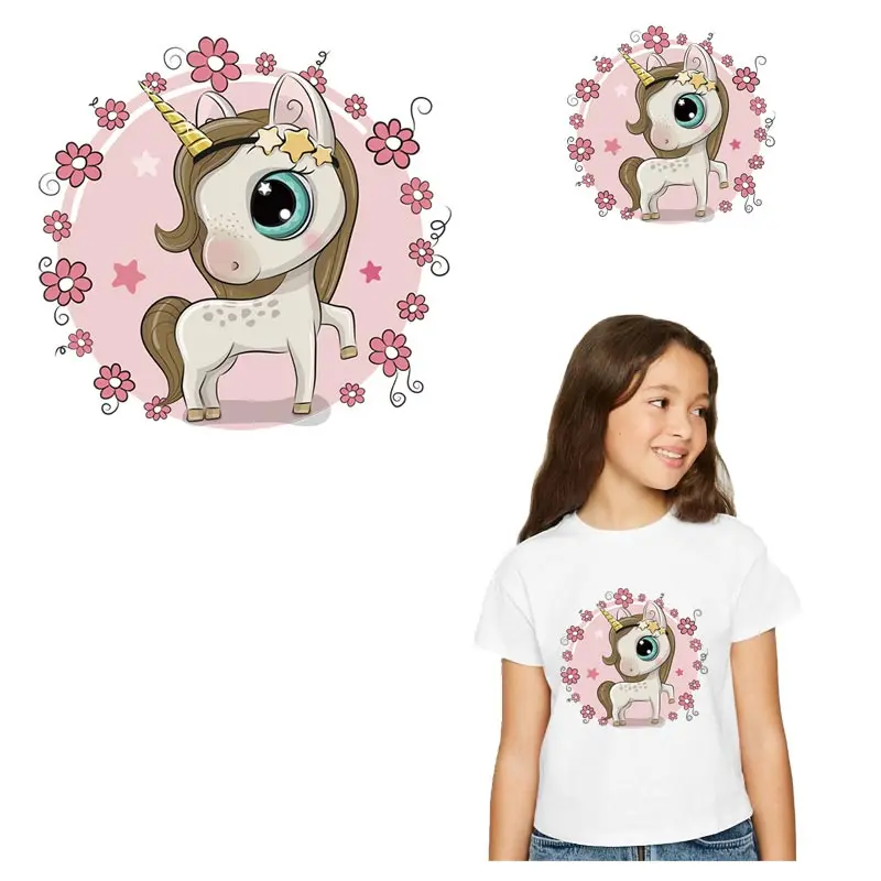 Pretty Animals Iron On Transfer For Clothing DIY Washable Thermal Sticker Cute Unicorn On T-shirt Hoodies Appliqued Patch Decor
Pretty Animals Iron On Transfer For Clothing DIY Washable Thermal Sticker Cute Unicorn On T-shirt Hoodies Appliqued Patch Decor