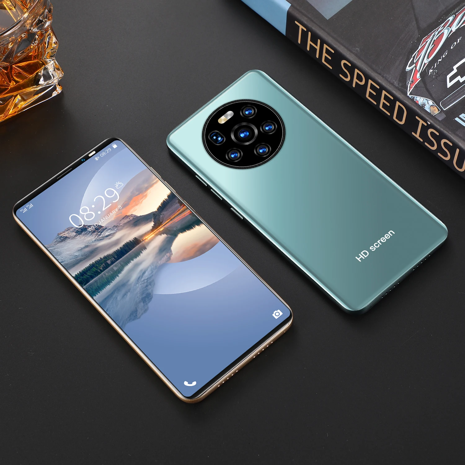 Global Version 5.8"Mate40 Pro Mobile Phone 13+24MP 4GB 64GB MT6889 Deca Core Five Camera Smartphone 4800mAh Battery Cellphone
Global Version 5.8"Mate40 Pro Mobile Phone 13+24MP 4GB 64GB MT6889 Deca Core Five Camera Smartphone 4800mAh Battery Cellphone