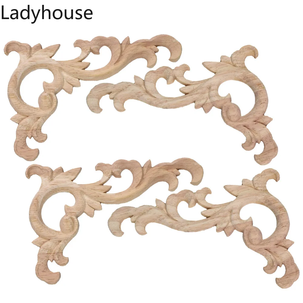 4PCS 12/15/18/22cm Wood Onlay Applique Wooden Woodcarving Decal Flower Wood Carved Corner Frame Furniture Decorative Sculptures
4PCS 12/15/18/22cm Wood Onlay Applique Wooden Woodcarving Decal Flower Wood Carved Corner Frame Furniture Decorative Sculptures