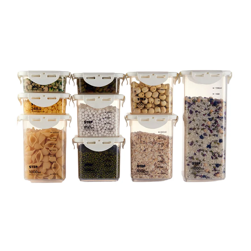 Scale Grain Sealed Tank Kitchen Food Storage Tank Plastic Dried Fruit Storage Tank Snack Storage Tank Food Container Organizer
Scale Grain Sealed Tank Kitchen Food Storage Tank Plastic Dried Fruit Storage Tank Snack Storage Tank Food Container Organizer