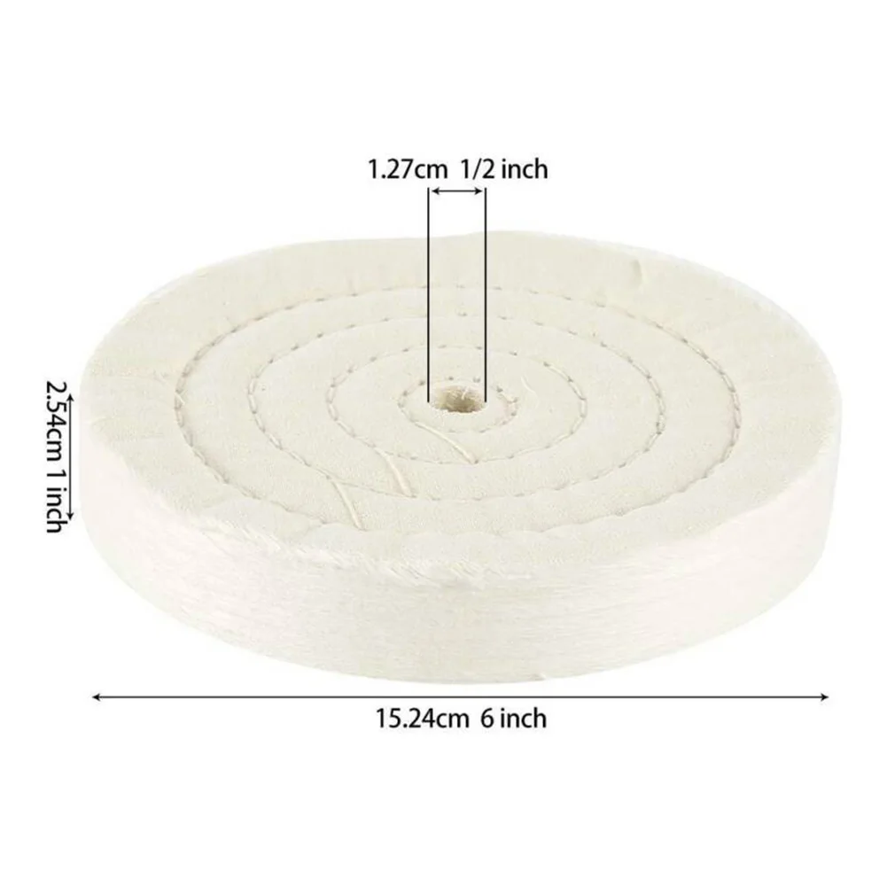 4PC 6\\\" Spiral Stitched Cotton Buffing Polishing Wheel Mop Bench Grinder Power Tools Buffers Polishers 4 * Polishing Wheel
4PC 6\\\" Spiral Stitched Cotton Buffing Polishing Wheel Mop Bench Grinder Power Tools Buffers Polishers 4 * Polishing Wheel
