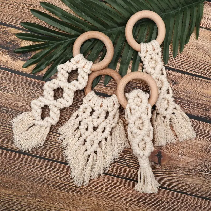 Organic Macrame Teether Boho Teething Ring Baby Sensory Toy Natural Cotton Teething Toy Gender Neutral Baby Toy
Organic Macrame Teether Boho Teething Ring Baby Sensory Toy Natural Cotton Teething Toy Gender Neutral Baby Toy