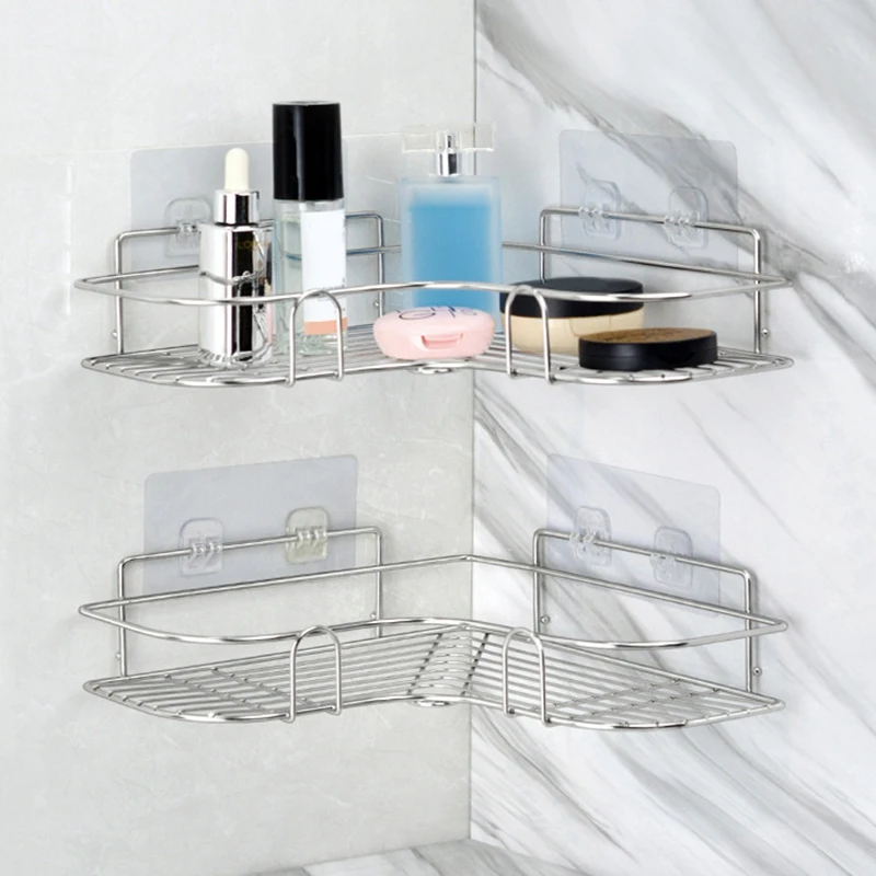 2-Pack Corner Shower Caddy, Stainless Steel Wide Space Shower Shelf with Adhesive, Hanging Storage Organizer Strong and Sturdy f
2-Pack Corner Shower Caddy, Stainless Steel Wide Space Shower Shelf with Adhesive, Hanging Storage Organizer Strong and Sturdy f