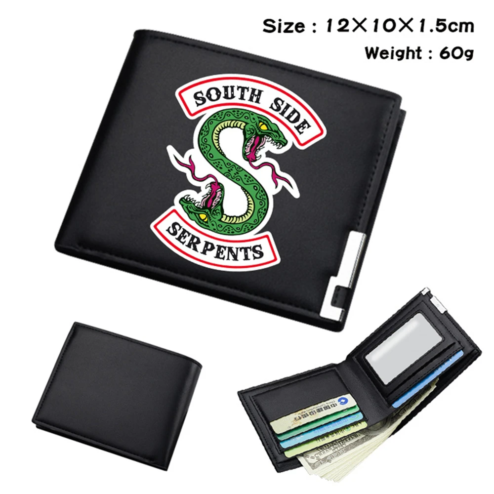 Anime Riverdale PU Wallet Short Student Bifold Otaku Photo Passcard Card Holder Note Compartment Men's Women's Black Purse
Anime Riverdale PU Wallet Short Student Bifold Otaku Photo Passcard Card Holder Note Compartment Men's Women's Black Purse