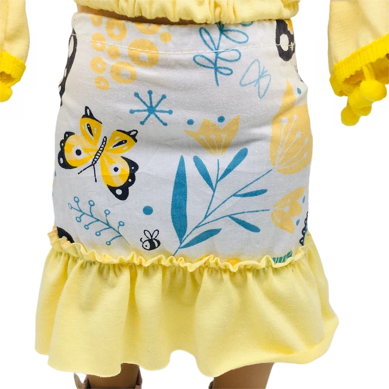 Fit 17 inch Baby New Born 43cm Doll Clothes Accessories Blue and Yellow Hair Band Suit For Baby Festival Birthday Gift
Fit 17 inch Baby New Born 43cm Doll Clothes Accessories Blue and Yellow Hair Band Suit For Baby Festival Birthday Gift
