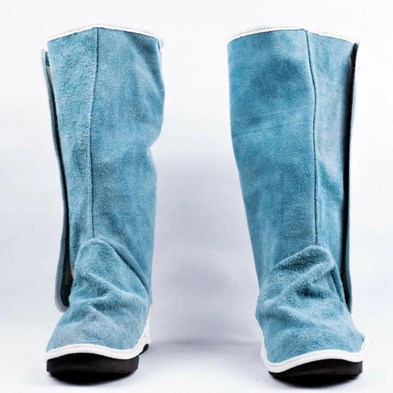 Workplace Welding Leather Long Shoes Boots Leather Welding Fire Protection Foot Leggings Welder Foot Cover Wear InsulationDFS038
Workplace Welding Leather Long Shoes Boots Leather Welding Fire Protection Foot Leggings Welder Foot Cover Wear InsulationDFS038