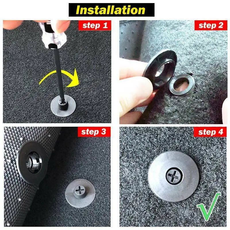 Practical Durable High Quality Floor mat clips 10Sets Accessories Universal Carpet Retainer Fixing Replacement
Practical Durable High Quality Floor mat clips 10Sets Accessories Universal Carpet Retainer Fixing Replacement