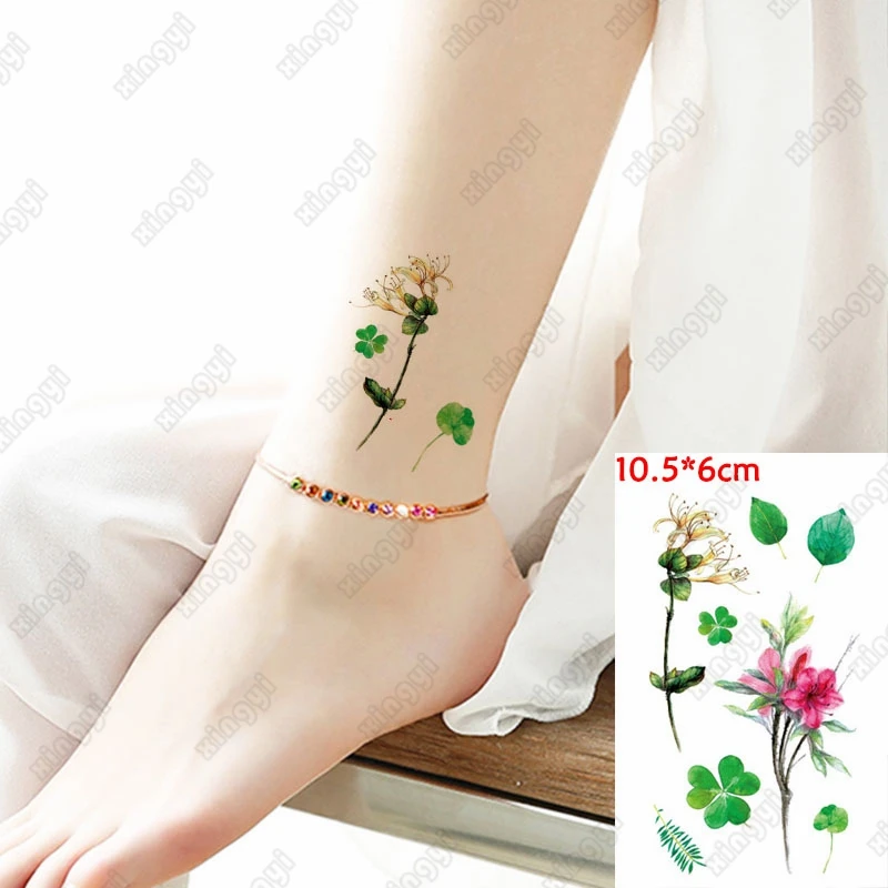 Hot Sell Waterproof Temporary Tattoo Sticker Green Plant White Floret 3d Rose Flowers Body Art Flash Tatoo Fake Tatto Woman Men
Hot Sell Waterproof Temporary Tattoo Sticker Green Plant White Floret 3d Rose Flowers Body Art Flash Tatoo Fake Tatto Woman Men