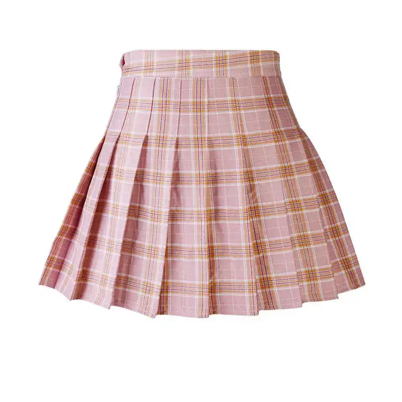 Hot Sale Women High-waist Pleated Zip Tennis Mini Skirts Chic Stitching Skater Cute Sweet Girls Dance Skirt Female Mini Skirts
Hot Sale Women High-waist Pleated Zip Tennis Mini Skirts Chic Stitching Skater Cute Sweet Girls Dance Skirt Female Mini Skirts