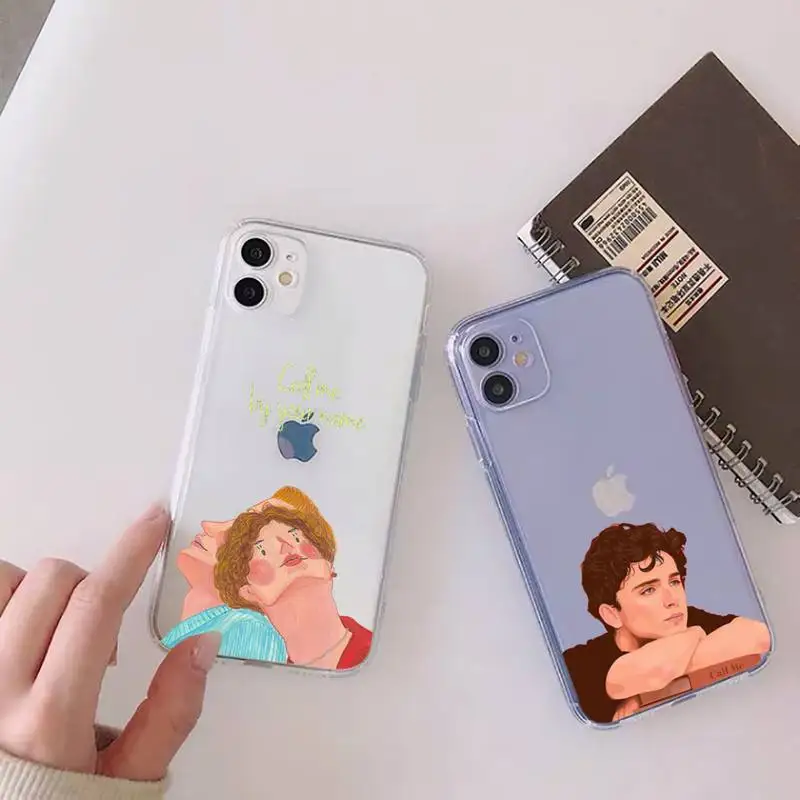 Call Me by Your Name Phone Case Clear Transparent for iPhone 11 12 13 mini pro XS MAX 8 7 6 6S Plus X 5S SE XR 2020 
Call Me by Your Name Phone Case Clear Transparent for iPhone 11 12 13 mini pro XS MAX 8 7 6 6S Plus X 5S SE XR 2020