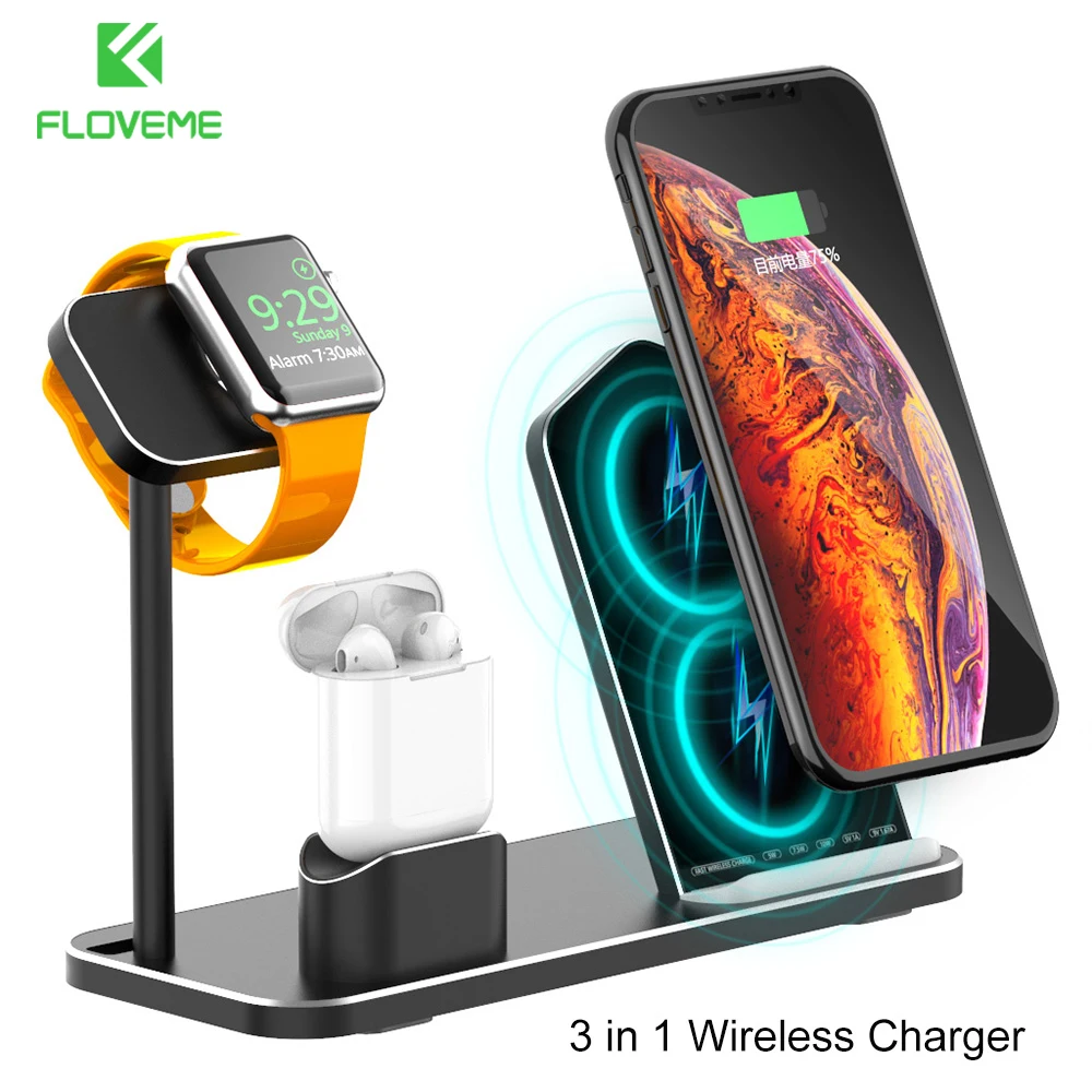 FLOVEME 3 в 1 зарядная док-станция для Airpods Apple Watch iPhone 11 Pro X XR 8 док-станция для беспроводного зарядного устройства подставка для крепления
FLOVEME 3 в 1 зарядная док-станция для Airpods Apple Watch iPhone 11 Pro X XR 8 док-станция для беспроводного зарядного устройства подставка для крепления