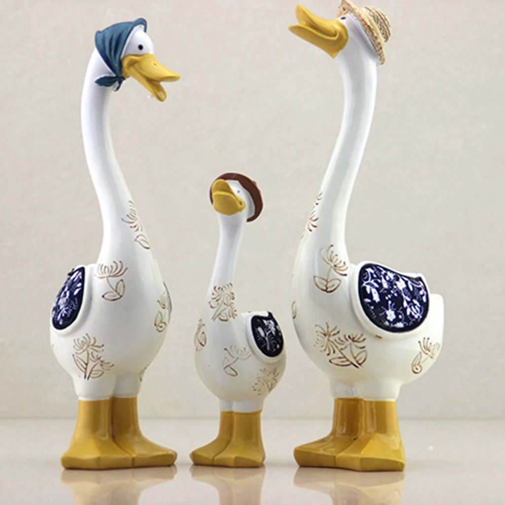 Set of 3 Resin Animal Family Statues Home Decor American Style Duck Figurine Sculpture Art Decorative Rustic Home Decor Gifts
Set of 3 Resin Animal Family Statues Home Decor American Style Duck Figurine Sculpture Art Decorative Rustic Home Decor Gifts