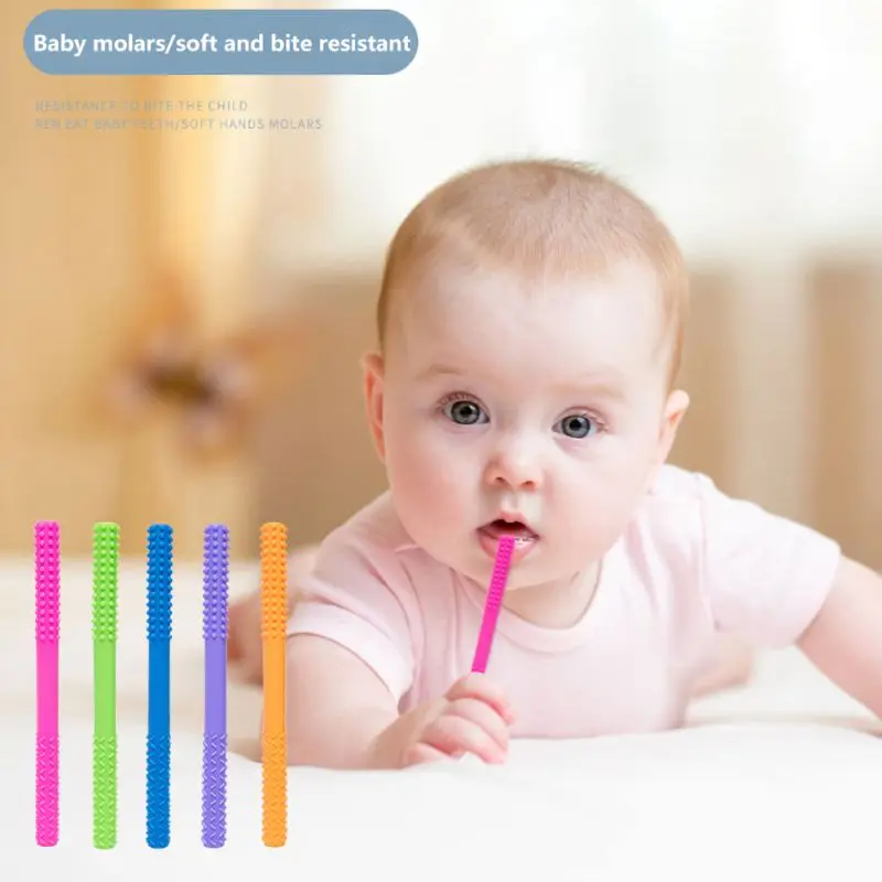 Teething Tubes Toys for Baby Hollow Soft Silicone Infant Teether Straw BPA Free Safe Toddler Sensory Chewing Stick Long Molar Ch
Teething Tubes Toys for Baby Hollow Soft Silicone Infant Teether Straw BPA Free Safe Toddler Sensory Chewing Stick Long Molar Ch
