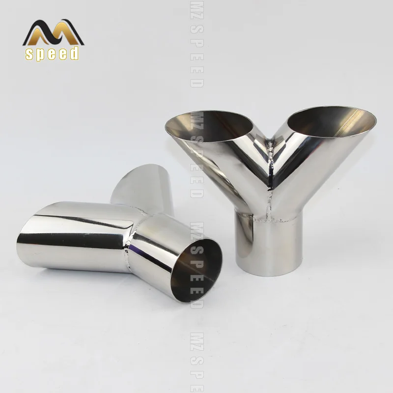 304 stainless steel Y type three way welded pipe general 51mm 63mm exhaust pipe welded muffler connecting pipe fitting
304 stainless steel Y type three way welded pipe general 51mm 63mm exhaust pipe welded muffler connecting pipe fitting