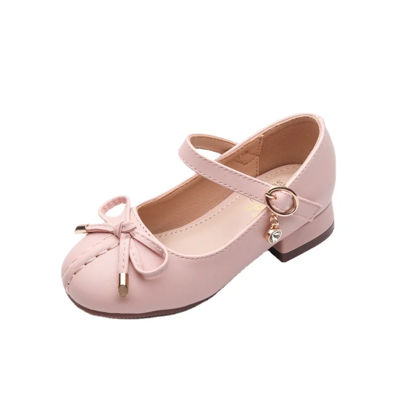 Children's Leather Shoes Pupil Autumn Girl Pink High Heel Shoe Princess High Single Black Shoes with Kids White Shoe
Children's Leather Shoes Pupil Autumn Girl Pink High Heel Shoe Princess High Single Black Shoes with Kids White Shoe