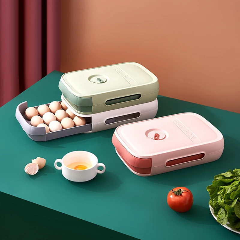 Egg Holder Organizer Box Food Container Convenient Eggs Storage Boxes Durable Drawer Box Case Kitchen Product NEW
Egg Holder Organizer Box Food Container Convenient Eggs Storage Boxes Durable Drawer Box Case Kitchen Product NEW