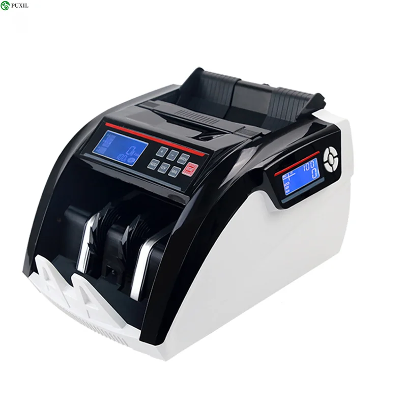 

Multi Currency Fake Note Detection Compatible Bill Counter Machine Cash Money Counting Machine Suitable for EURO DOLLAR 5800D
