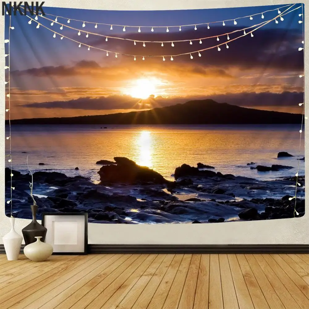 NKNK Natural Tapestry Beach Tapestries Sun Wall Tapestry Landscape Tenture Mandala Wall Hanging Boho decor Witchcraft Printed
NKNK Natural Tapestry Beach Tapestries Sun Wall Tapestry Landscape Tenture Mandala Wall Hanging Boho decor Witchcraft Printed