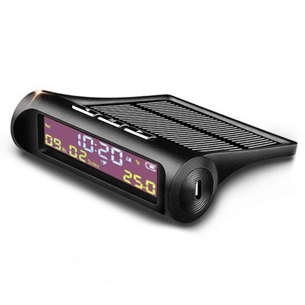 TPMS Look Solar Car Digital Clock with LCD Time Date In-Car Temperature Display Auto Interior Accessories
TPMS Look Solar Car Digital Clock with LCD Time Date In-Car Temperature Display Auto Interior Accessories