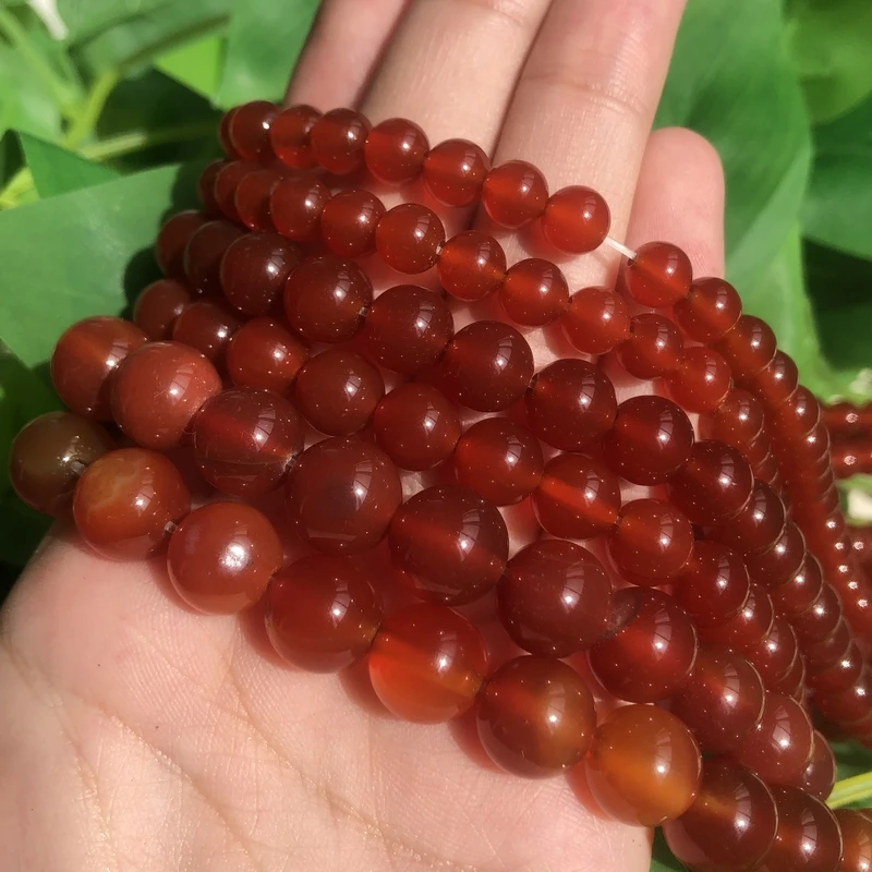 4 6 8 10 12 14mm Natural Stone Red Transparent Agate Round Loose Spacer Beads for Jewelry Making Handmade Diy Necklace 15inches
4 6 8 10 12 14mm Natural Stone Red Transparent Agate Round Loose Spacer Beads for Jewelry Making Handmade Diy Necklace 15inches