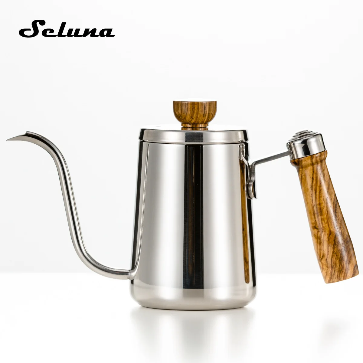 Seluna Wooden Handle Stainless Steel Gooseneck Kettle Hand Drip Coffee Pot Pour Over Coffee Tea Pot Barista Coffee Maker Brewer
Seluna Wooden Handle Stainless Steel Gooseneck Kettle Hand Drip Coffee Pot Pour Over Coffee Tea Pot Barista Coffee Maker Brewer