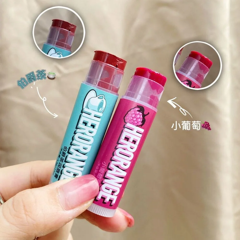 HERORANGE new double protection moisturizing lip balm lipstick beginner female male moisturizing fruity base lip makeup
HERORANGE new double protection moisturizing lip balm lipstick beginner female male moisturizing fruity base lip makeup