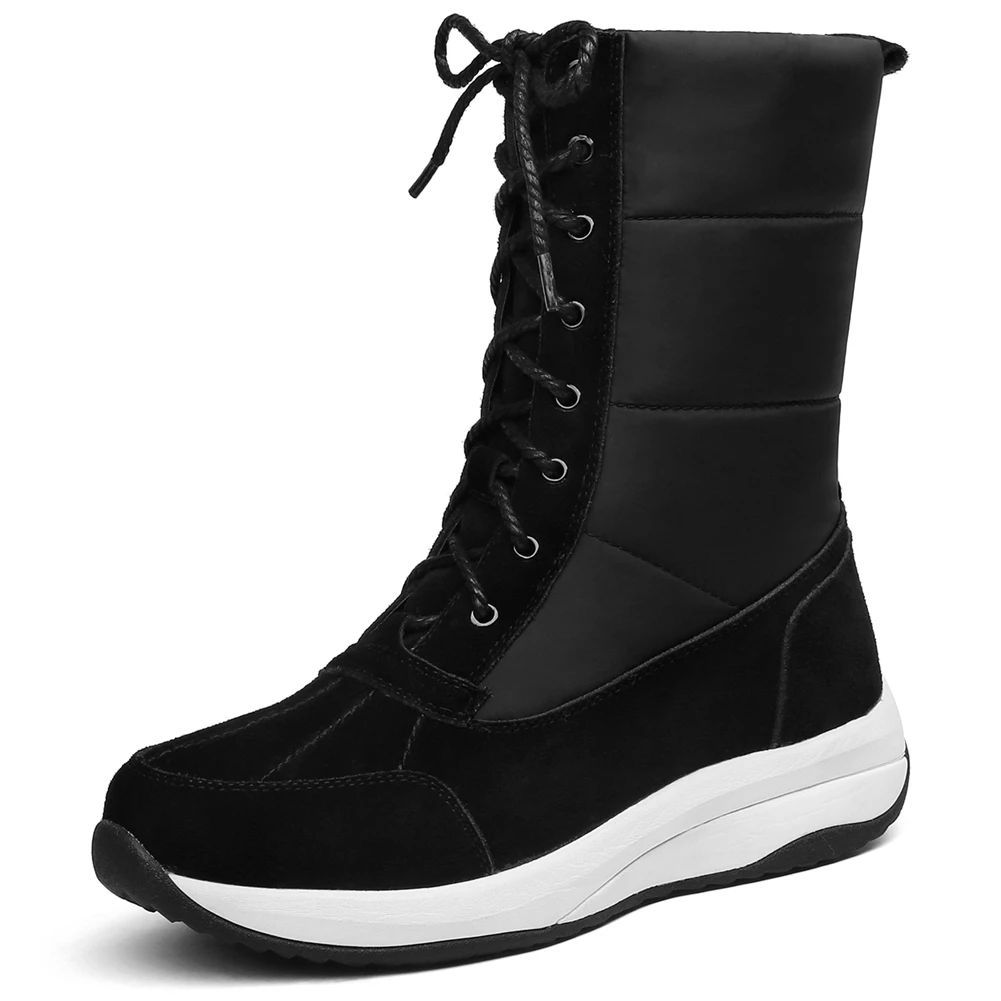 SARAIRIS Plus Size 35-44 Ladies Thick Plush Boots Cow Suede Snow Boots Women Flat With Winter Warm Fur Ankle Shoes Woman
SARAIRIS Plus Size 35-44 Ladies Thick Plush Boots Cow Suede Snow Boots Women Flat With Winter Warm Fur Ankle Shoes Woman