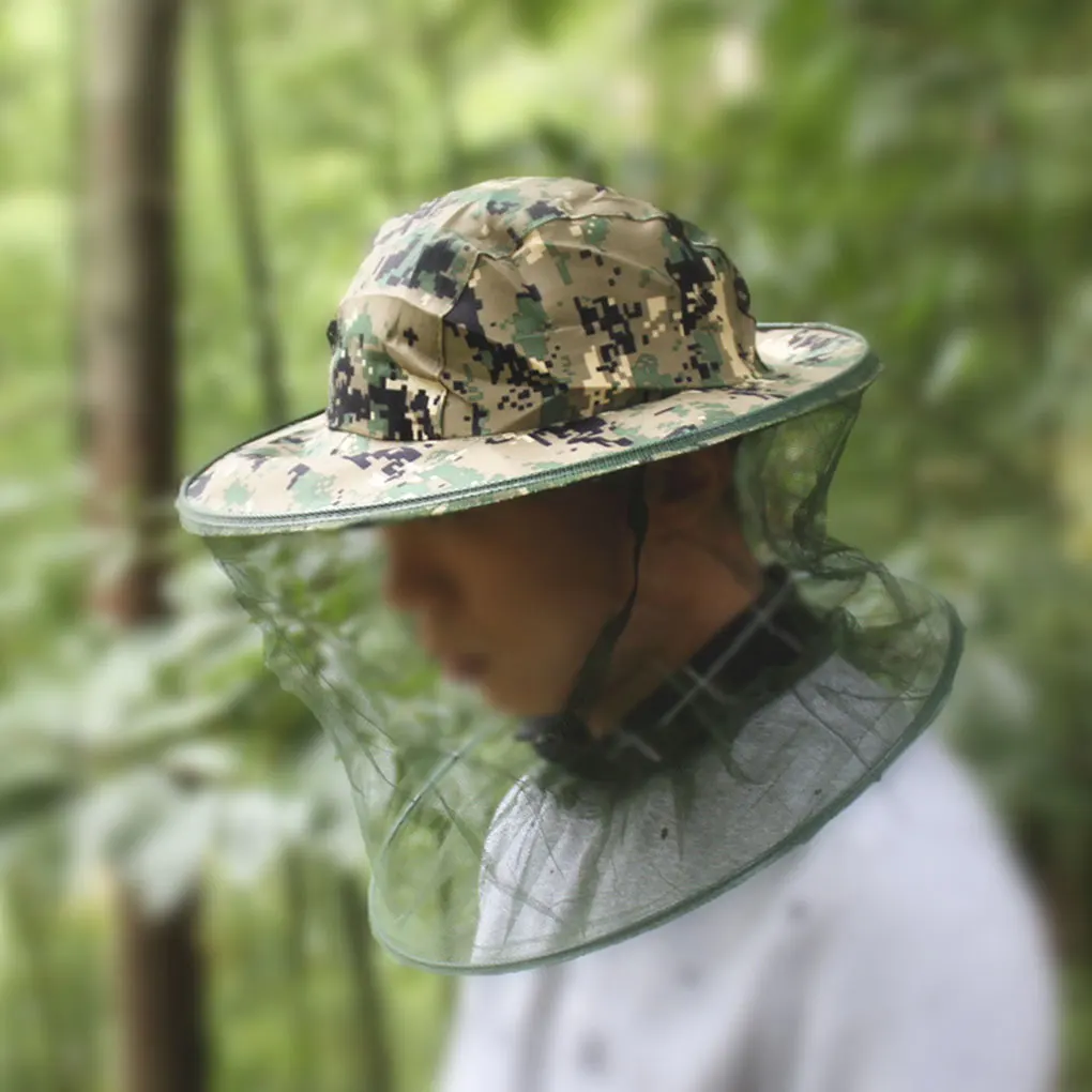 Unisex Camouflage Fishing Net Mesh Caps Head Face Protector Midge Mosquito Bug Insect Prevention Outdoor Hunting Sun Hat
Unisex Camouflage Fishing Net Mesh Caps Head Face Protector Midge Mosquito Bug Insect Prevention Outdoor Hunting Sun Hat