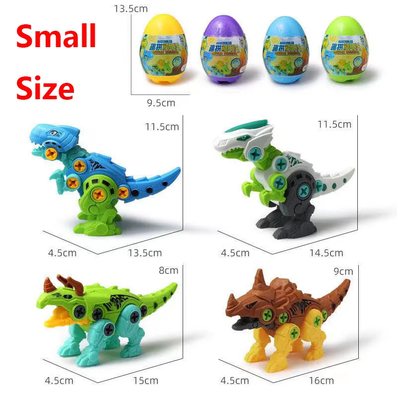 4Pcs DIY disassembly assembly dinosaur toy set screw nut combination assembling dinosaur model educational toy for children kids 
4Pcs DIY disassembly assembly dinosaur toy set screw nut combination assembling dinosaur model educational toy for children kids