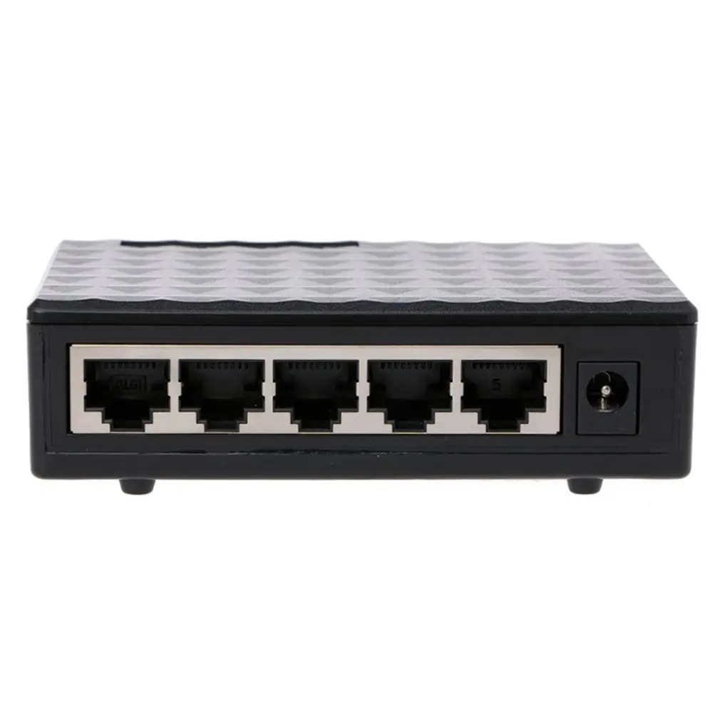 Новинка 2019 Rj45 мини 5 портов Быстрая сеть Ethernet черный переключатель концентратора