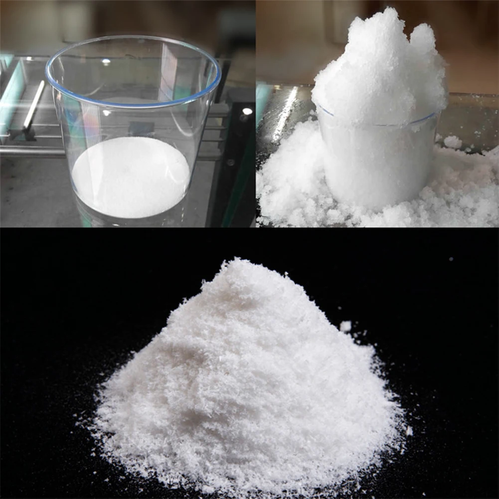 Рождественская DIY искусственная снежинка ручной работы имитация снега