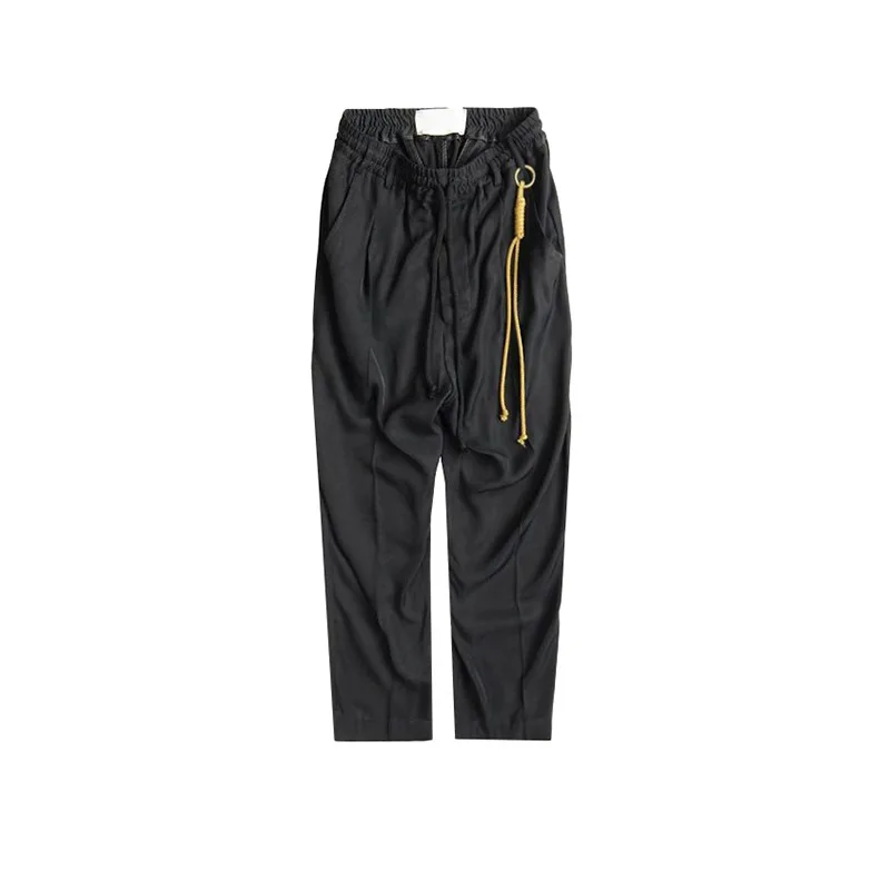 New Slacks with Pendant Bands Men's and Women's Elastic Drawstring High Street Slacks
New Slacks with Pendant Bands Men's and Women's Elastic Drawstring High Street Slacks