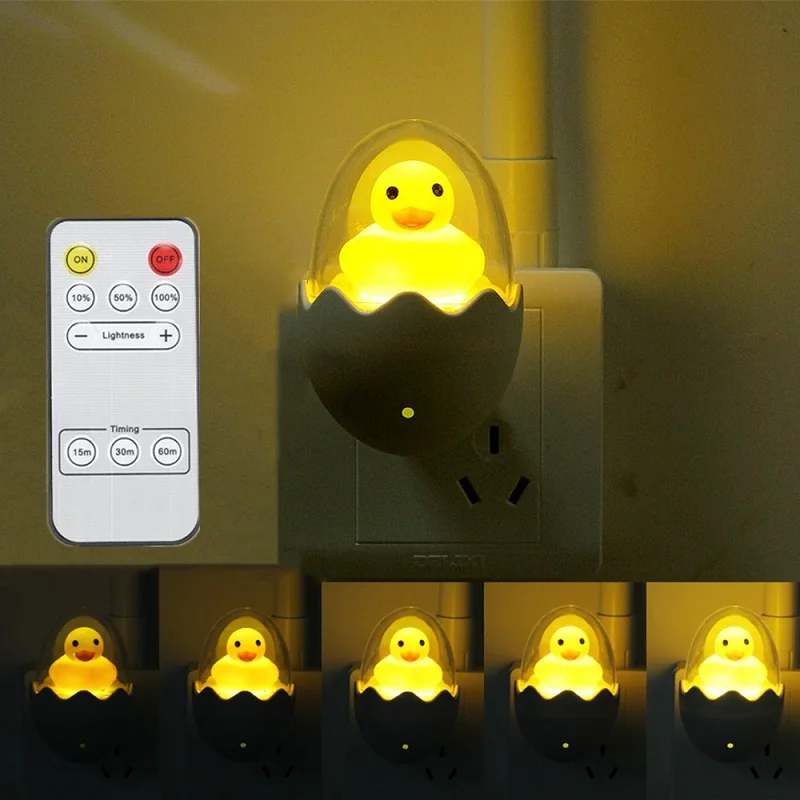 Светодиодный ночник на желтом утином яйце с сенсорным управлением 110/220 в диммаус