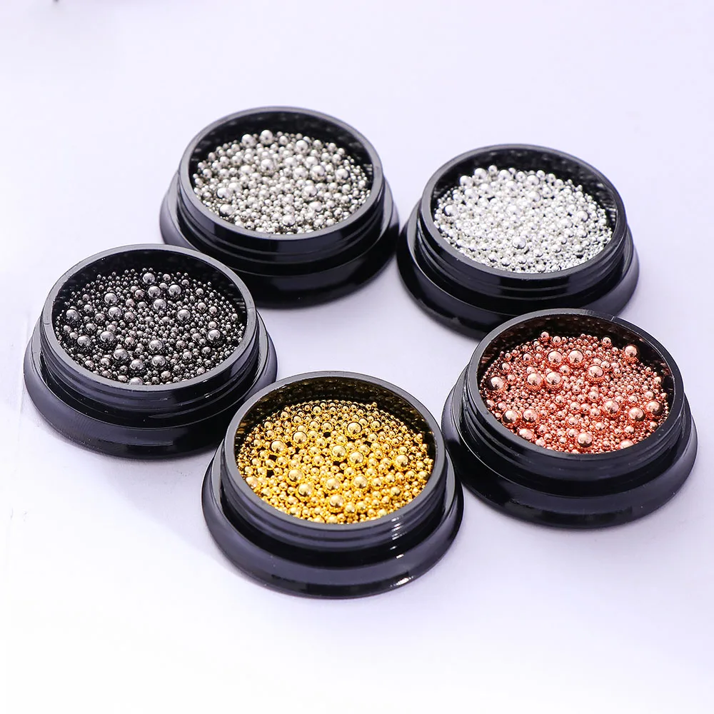 Artlalic Nail Art Mix Tiny Steel Beads 3D Design Manicure Jewelry Rose Gold Silver DIY Decoration Black
Artlalic Nail Art Mix Tiny Steel Beads 3D Design Manicure Jewelry Rose Gold Silver DIY Decoration Black